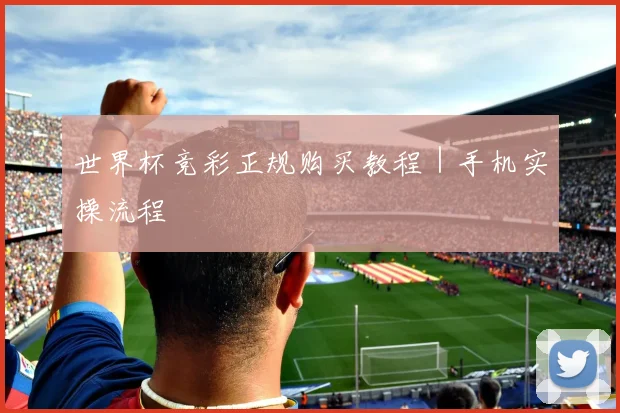 世界杯竞彩正规购买教程｜手机实操流程